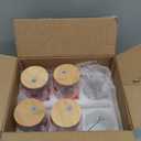 6 Set Galentine's Day Glass Cups with Hair Scrunchies with Cards 6 Hearts Tumbler 16 oz with Bamboo Lids and Straws 6 Velvet Soft Hair Ties Valentine Gifts Party Favors for Women Friends