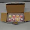 New brothread - 18 Options - Multi-Purpose 100% Mercerized Cotton Thread 50S/3 600M Each Spool for Quilting, Serger, Sewing and Embroidery - 8xSunrise(Yellows+Reds) with Clear Plastic Storage Box