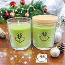 56 Pcs Christmas Face Decal Stickers for Crafts Small 2 Inch Rub on Transfers UV Vinyl Faces Eyes Pitcher Decals for Ornaments Glass Drinking Cups Wood Bowl Decorations Balls Party Supplies (face56)