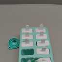 Silicone Popsicle Molds 10 Pcs Ice Pop Maker Molds with 10 Reusable Sticks, Cleaning Brush and Funnel - Homemade Easy-Release Reusable Popsicle Moulds Shapes (Green)