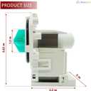 A00126401 Drain Pump Assembly by Seentech - Compatible With Frigi-daire Dishwasher Replaces part number:154736201,5304492415,PS8689824