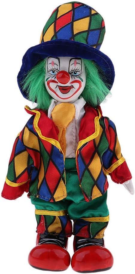 Clown Doll Clown Figure Doll Halloween Ornaments Home Table Desk Top Decor - #4