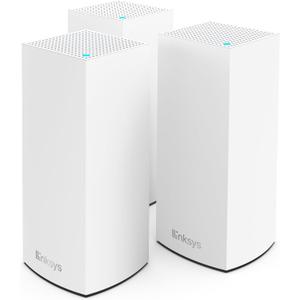 Linksys Atlas WiFi 6 Router Home WiFi Mesh System, Dual-Band, 6,000 Sq. ft Coverage, 802.11ax, 75+ Devices, Speeds up to (AX3000) 3.0Gbps - MX20MS3, 3-Pack