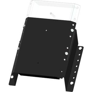 MJ-1-DP Jack Plate 4'' Setback Small Engine Jack Plate Adjustable Outboard Engine Jack Plate for Boats, Up to 35HP, Manual Height Adjustment, Includes Mounting Hardware (Black)