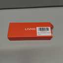 livho Retro Polarized Sunglasses - UV400 Protection, Oval Shape, Metal Frames - Matching Soft Case Inlcuded (Grey/Silver)
