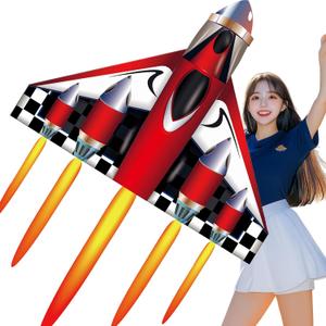 HENGDA KITE,Delta Plane Kite for Kids and Adults,Easy to Fly,Excellent Fabric and Structure Design,Suitable for Square, Beach, Grass, Park, Excellent Gift