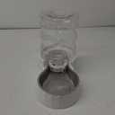 RIZZARI Automatic Gravity Pet Waterer: 7L White Stainless Steel Water Dispenser - Large Capacity with Triple Filter and Specialized Brush for Senior Dogs with Spinal Issues - for Living Room Bedroom