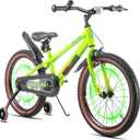 KEANO 20 Inch Kids Bike with Training Wheels, Children Bicycle for 6-10 Years, Green
