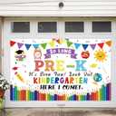 Large Pre K Graduation Banner, Preschool Grad Banner Backdrop, Pre-K Graduation Party Decorations for Indoor, Outdoor, Kindergarten Graduate Celebrations Supplies