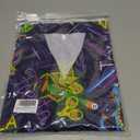 Men 4th of July Patriotic Shirt,American Flag Shirt Short Sleeve Button Down,Hawaiian Neon Funny Novelty Shirts (M)