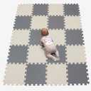 YIMINYUER® 20 Tiles (30cm×30cm×1cm Each Tile) Baby Soft Puzzle Play Mats, Kids Thick EVA Foam Floor, Toddlers & Children's Soft Interlocking Mat