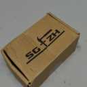 1/2-13 x 1-1/4" Hex Head Screw Bolt, Nuts, Flat & Lock Washers, 10Pcs 18-8 (304) Stainless Steel, Fully Threaded, Black Oxide by SG TZH