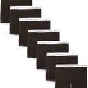 Tommy Hilfiger mens Underwear Cotton Classics Megapack Boxer Brief - (Large, 7 Black)