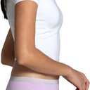 Fruit of the Loom Women's Eversoft Cotton Underwear Multipacks, Tag Free & Breathable, Size Medium, 8