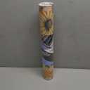 Livelynine 17.5x276 Vintage Floral Peel and Stick Wallpaper Antique Gold Retro Yellow Flowers Prepasted Daisy Wallpaper for Bathroom Girls Accent Wall Cover Boho Contact Paper for Cabinets Drawers