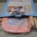 Kikidex Magnetic Drawing Board, Toddler Girl Toys for 1-2 Year Old, Doodle Board Pad Learning and Educational Toys for 1 2 3 Year Old Baby Kids Birthday Gift(Soft Pink)