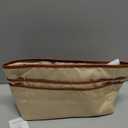 GIVLEFLY Medium Open Purse Organizer Insert, Handbag Divider with Multiple Pockets, Lightweight Tote Organizer, Fits Longchamp and Neverfull PM(Beige)