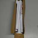 CorkLatta White Shower Curtain Rod 31 to 80 Inch, 1 Inch Diameter Adjustable Spring Tension Stainless Steel Telescoping Rod, Easy Install, No Rust