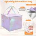 Foldable Tall Cake Carrier with Portable Insulated Bag(Lightweight), 10in x 8.5in