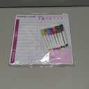 Magnetic Chore Chart Dry Erase Whiteboard Set - Pocket Charts - 2 Pcs Chores Chart for Multiple Kids, Teens & Adults (11.5x15) Each, Daily to Do (7x9) - 4 Markers & Eraser