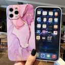 Marble Design Case Compatible with iPhone 12 Pro Max for Women Girls , with Unique Full Camera Lens Protection Slim Matte Case Shockproof Soft Flexible Protective Cover for 12 Pro Max 6.7 inch 5G