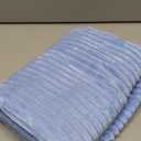 Home Brilliant Blue Throw Pillow Cover 26x26 Supersoft Square Textured Euro Sham Decorative for Bedroom, Baby Boy Blue, 26 x 26 inches(66cm)