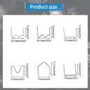 DGZZI 900PCS 6 Kinds Car Bumper Plastic Welding Machine Special Welding Nail Set Box Welding Staples for Bumpers Dashboard Light Socket Radiator Repair