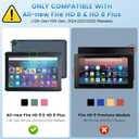 3 x Case for Amazon Fire HD 8 Tablet Dark Green