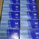 Safe Health NITRO-V Nitrile-Vinyl Synthetic Exam Disposable Gloves, Latex Free, Powder Free, Blue, Case of 1000, Medium, Medical Grade, Clinic, Nursing, Food, Hair Salon, Cleaning, Housework