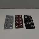 TIESOME 3PCS Women Hollow Out Eyelets Elastic Headbands, Fashion Grommet Wide Headbands Y2K Punk Grunge Wide Stretchy Hair Accessory for Women