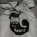 Beard Bib Apron, Beard Trimming Catcher for Men Shaving Hair Clippings Non-Stick Waterproof Grooming Cloth