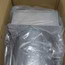 8 Inch Hooded Wall Vent with Screen and Damper,Outdoor Wall Exhaust Vent Cover Wall Cap for Exterior Kitchen Range Hood Ventilation Dryer HVAC Duct Air Exhaust, Galvanized Steel, White