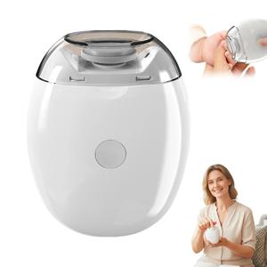 Universal Automatic Fingernail Grinder, Portable Electric Nail Clipper with LED Light and 3 Speeds, 360° Silent Auto Fingernail Cutter and Polishing Trimmer, Grooming Home