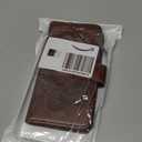 Asuwish Phone Case for Samsung Galaxy S10 Wallet Cover with Tempered Glass Screen Protector and Flower Leather Flip Credit Card Holder Stand TPU Cell Accessories S 10 Edge 10S GS10 X10 Women Men Brown