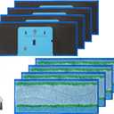 8 Pack M6 Mopping Wet Pads for iRobot Braava Jet m6 6110, 6012, 6112, 6113, Ultimate Robot, Wet Mopping Pads Compatible with Braava Jet m Series, Washable and Reusable Roomba Mop Pads