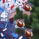 Funny 4th of July Independence Day Decoration, Patriotic American Eagle Beer Acrylic Ornament, 4-Inch, Gifts for Men, Man Cave Decor, Memorial Day, Summer Party Hanging Ornament