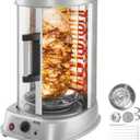 VEVOR Shawarma Grill Machine, Vertical Chicken Shawarma Cooker Machine Countertop, Electric Stainless Steel Broiler Gyro Rotisserie Oven Doner Kebab Machine, for Home Restaurant Kitchen Parties, Electric 11.5l