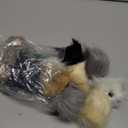 3D-Star 12Pcs DIY Faux Fur Snap Pompoms Ball Mixed Color Fluffy Pompom with Press Button Removable for Knitting Hats Scarves Shoes Bag Charms Accessories