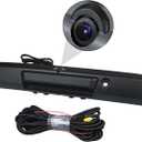 TQPONLY Tailgate Handle with Rear View Backup Camera,Compatible with 2017-2020 Ford F250 F350 F450 F550 Super Duty Pickup Rear Door Latch Handle (Textured Black)