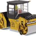 Diecast Masters 1:50 Scale Caterpillar CB-13 Vibratory Compactor with Enclosed Cab | High Line Series Cat Trucks & Construction Equipment | Model 85595