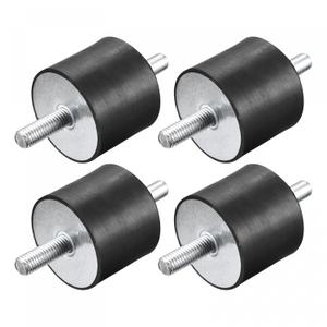 uxcell Rubber Mounts 4pcs M10x28mm Male Vibration Isolator Shock Absorber D50mmxH40mm (M10x28x50x40mm)