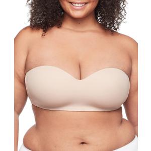 Warner's Womens Warners Easy Does It Easy Size Lightly Lined Wireless Strapless Bra Ry0161a (Beige, XL)