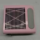 CoFashion Nail Dust Collector for Acrylic Nails Vacuum Machine, 80W Adjustable Vacuum, Electric Nails Filter for Manicure Nail Fan Dust Collector