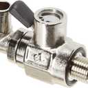 EZ-103(12mm-1.25) EZ Oil Drain Valve with removable L-Shape Hose End Combo