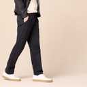 Amazon Essentials Men's Straight-Fit Casual Stretch Khaki, Black, 30W x 34L