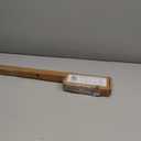 Ivilon Drapery Window Curtain Rod - End Cap Style Design 1 Inch Pole. 28 to 48 Inch Color Black