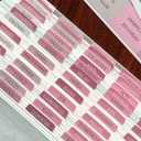 Laminated Bible Tabs, Reposition Large Print Stickers, Easy to Read and Apply Bible Tabs for Women and Man (White Pink)