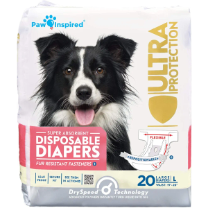 Ultra Protection, Adjustable Fasteners, Comfortable Fit, Leakproof Core, For Dogs in Heat, Excitable Urination, Incontinence