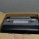 Comfort Zone Electric Portable Milkhouse Style Utility Space Heater with Adjustable Thermostat, Overheat Protection, and Safety Tip-Over Switch, Ideal for Garage or Greenhouse, 1,500W, CZ798BK