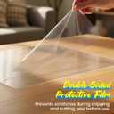 CALPALMY 5-Pack 16x20 Clear PET Plastic Sheets, 0.04" Thick Flexible Transparent Panels, Shatter-Resistant Plexiglass Alternative for Picture Frames, Signs, Displays, Crafts & DIY Projects